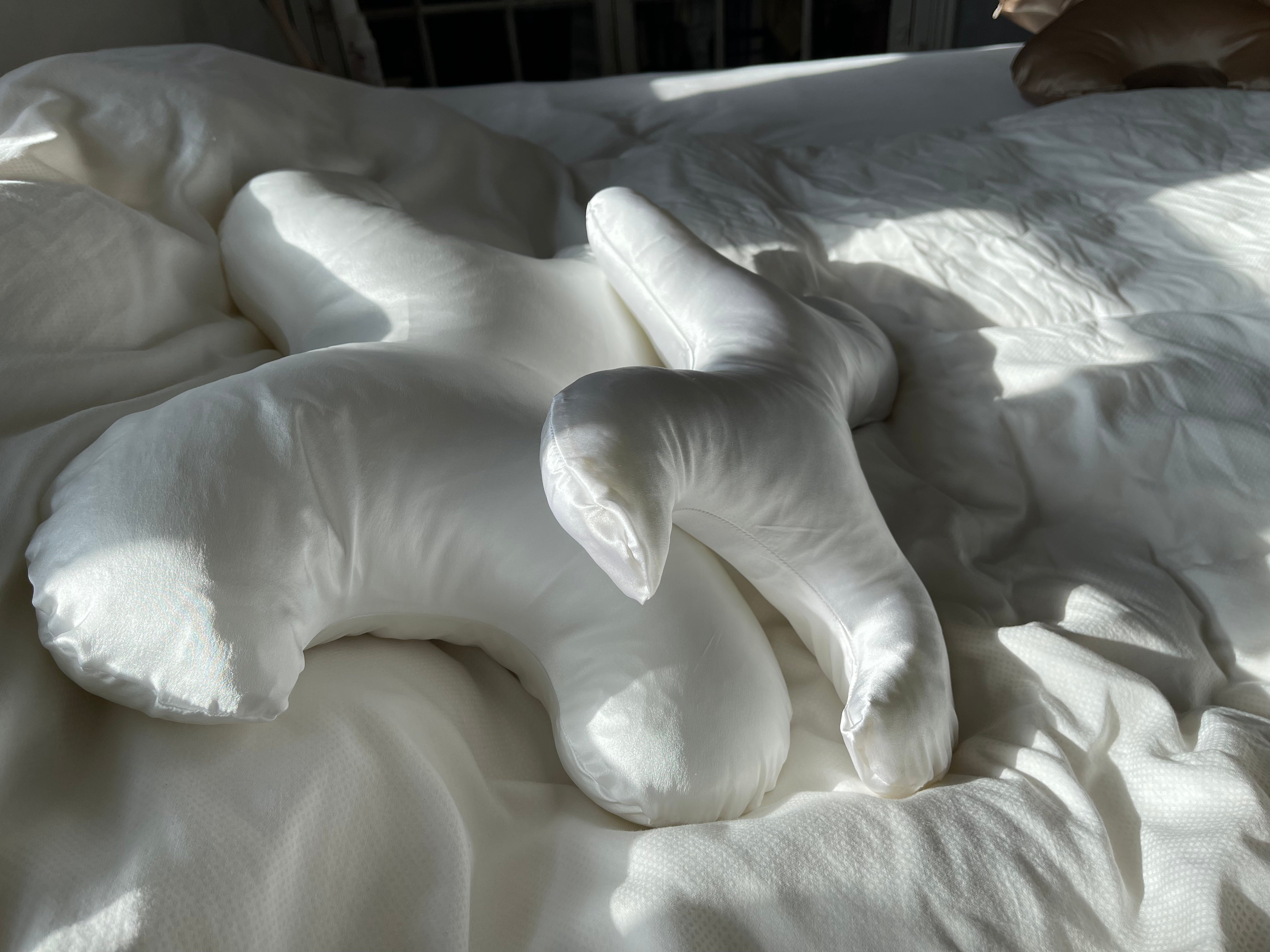 La Petite silkepude - hvid